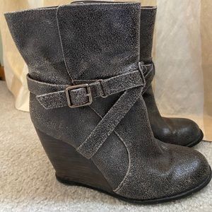 BCBGeneration Distressed Bootie